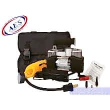 ARAÇ HAVA KOMPRESÖR METAL GÖVDELİ ÇİFT SİLİNDİR 150 PSI 12VOLT 180WATT 60LT/DK
