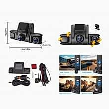 ARAÇ KAYIT KAMERASI 4 KAMERALI FULL HD 1080P GECE GÖRÜŞ DESTEĞİ 128 GB BELLEK DESTEĞİ ARAÇ KAYIT KAMERASI 4 KAMERALI FULL HD 1080P GECE GÖRÜŞ DESTEĞİ 128 GB BELLEK DESTEĞİ