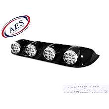 ARAÇ ÜSTÜ OFFROAD LEDLİ SİS LAMBASI 4 X 12 ELEKTRİK TESİSAT DAHİL SİYAH 