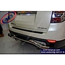 CHEVROLET CAPTİVA ARKA TAMPON KORUMA DEMİRİ OEM AKSESUAR KROM PASLANMAZ '' UZUN EĞİMLİ ŞEKLİNDE ''