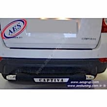 CHEVROLET CAPTİVA ARKA TAMPON KORUMASI KROM YAZILI