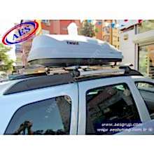 DACİA DUSTER PORT BAGAJ THULE PACİFİC 100 GRİ 330 LİTRE '' TAŞIYICI SİYAH ARA BAR DAHİL ''