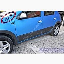 DACİA SANDERO STEPWAY  GÖVDE KORUMA KAPI KAPLAMASI PLASTİĞİ 4 PARÇA