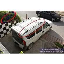 FİAT DOBLO PORT BAGAJ TAVAN ÇITASI RAYI GRİ