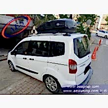 FORD COURİER CRUZ BOX PORT BAGAJ 340 N 340 LİTRE PARLAK SİYAH İTHAL