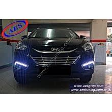 HYUNDAİ İX35 DRL GÜNDÜZ FARI KROMLU İTHAL LEDLİ SİS LAMBASI