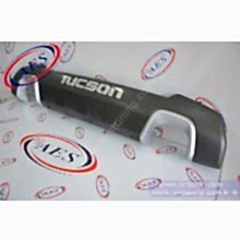 HYUNDAİ TUCSON ARKA TAMPON KORUMA ÇİFT EKZOS ÇIKIŞLI ORJİNAL OEM İTHAL