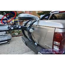 ISUZU DMAX BİSİKLET TAŞIYICI THULE 991 RACEWAY '' 2 ADET TAŞIMA KAPASİTELİ ''