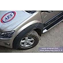 ISUZU DMAX ÇAMURLUK AĞZI DODİK  KAPLAMASI PLASTİĞİ 4 PARÇA