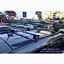 JEEP GRAND CHEROKEE ARA BAR & ARA ATKI WİNGBAR EDGE CROSSBAR KİLİTLİ İTHAL SİYAH