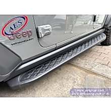 JEEP WRANGLER RUBİCON BASAMAK ORJİNAL OEM AKSESUAR SİYAH ALÜMİNYUM 2017 - 2025