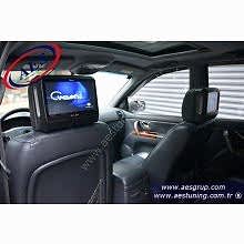 KİA SORENTO CYCLONE MULTİMEDİA MONİTÖRLÜ KOLTUK BAŞLIĞI 9'' DOKUNMATİK EKRAN