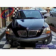 KİA SORENTO ÖN PANJUR ORJİNAL OEM  AKSESUAR İTHAL BMW TİPİ ÖN PANJUR SİYAH BOYALI AMBLEM DAHİL