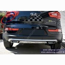 KİA SPORTAGE R YENİ ÇİFT EKZOS ÇIKIŞLI MODEL DİFİZÖR ARKA TAMPON ALTI İTHAL ÜRÜN
