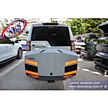 LAND ROVER DİSCOVERY 4 TOWBOX V3 EVO ÇEKİ DEMİRİNE TAKILAN YÜK VE KÖPEK TAŞIMA KUTUSU GRİ