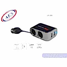 LUXES ÇAKMAK ÇOĞALTICI 2 USB 3 ÇAKMAK LR 259