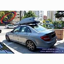 MERCEDES C SERİES PORT BAGAJ THULE TOURİNG M 200 GRİ 400 LİTRE TAŞIYICI SİSTEM HARİÇ