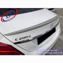 MERCEDES C180 -C200 SPOYLER & SPOİLER ORJİNAL OEM AKSESUAR İTHAL BOYASIZ ÜRÜN ABS PLASTİK