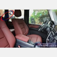 MERCEDES G KASA DERİ DÖŞEME HAKİKİ İTALYAN DÖŞEMESİ