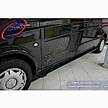 MERCEDES VİTO & VİANO BASAMAK KROM YAN ALÜMİNYUM ÜZERİ KAUÇUK UZUN ŞASE