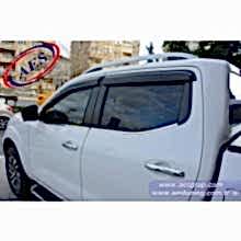 MERCEDES X CLASS CAM RÜZGARLIĞI ORJİNAL OEM AKSESUAR İTHAL ÖN VE ARKA 4 PARÇA