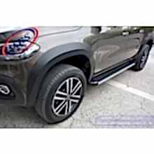 MERCEDES X CLASS DODİK TAKIMI ÇAMURLUK KAPLAMASI PLASTİK 4 PARÇA