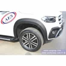 MERCEDES X CLASS DODİK TAKIMI ÇAMURLUK KAPLAMASI PLASTİK 4 PARÇA