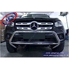 MERCEDES X CLASS ÖN KORUMA DEMİRİ PASLANMAZ KROM ÇELİK ML MODEL