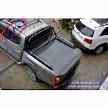 NİSSAN NAVARA CANYON ROLLBAR KROM ÜZERİ PİANO BLACK SİYAH BOYALI PASLANMAZ MALZEME