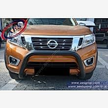 NİSSAN NAVARA KROM ÖN KORUMA ORJİNAL OEM AKSESUAR SİYAH KROM
