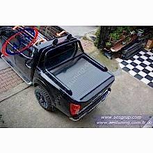 NİSSAN NAVARA ROLLBAR KROM ÜZERİ PİANO BLACK SİYAH BOYALI PASLANMAZ MALZEME