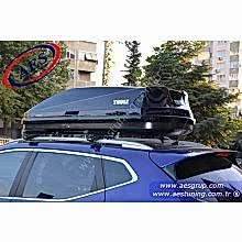 NİSSAN QASHQAİ PORT BAGAJ THULE TOURİNG M 200 400 LİTRE SİYAH TAŞIYICI SİSTEM HARİÇ