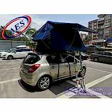 OPEL CORSA ARAÇ ÜSTÜ ÇADIR MAVİ 130 X 140 KAPALI HALİ