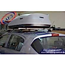 OPEL CORSA D PORT BAGAJ THULE PACİFİC 100 GRİ 330 LİTRE '' SİYAH ÇELİK BAR TAŞIYICI SİSTEM DAHİL''