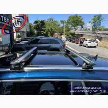 PASSAT VARİANT THULE 7106 EVO FLUSH RAİL TAŞIYICI AYAK + WİNG BAR GRİ ALÜMİNYUM + KİT + KİLİT