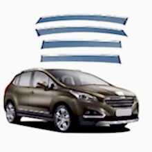 PEUGEOT 3008 CAM RÜZGARLIĞI ORJİNAL OEM AKSESUAR İTHAL 4 PARÇA 2009 - 2015