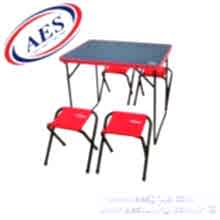 PİKNİK MASA TABURE SETİ KAMP İÇİN NG KMTS KATLANIR MASA TABURE