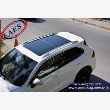 PORSCHE CAYENNE TAVAN ÇITASI ORJİNAL OEM AKSESUAR İTHAL KROM 2010 - 2017