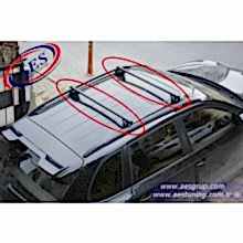 PORSCHE CAYENNE THULE 753 RAPİD SYSTEM + ÇELİK ARA BAR + KİT