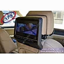 PORSCHE MACAN ARKA MULTİMEDİA KAFALIK MONİTÖRÜ SİYAH 8 inç. AKTİF BAŞLIK ÇİFT DVD'Lİ PORTATİF ÇIKABİLEN