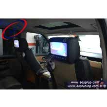 RANGE ROVER SPORT ARKA KAFALIK MONİTÖRÜ '' 8 inç. AKTİF BAŞLIK ÇİFT DVD'Lİ KABLOSUZ KULAKLIK ''