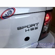 RANGE ROVER YAZI STİCER LOGO HARFLER KOMPLE YAZI ORJİNAL OEM AKSESUAR İTHAL SPORT HSE