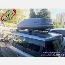 SKODA YETİ THULE TOURİNG M 200 PORT BAGAJ GRİ 400 LİTRE TAŞIYICI SİSTEM HARİÇ