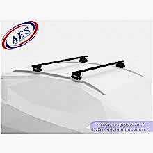 THULE 7106 EVO FLUSH RAİL TAŞIYICI AYAK + ÇELİK BAR SİYAH + KİT + KİLİT