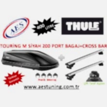 THULE TOURİNG M 200 PORT BAGAJ SİYAH 400 LİTRE TAŞIYICI SİSTEM DAHİL