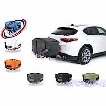 TOWBOX V3 EVO ÇEKİ DEMİRİNE TAKILAN YÜK VE KÖPEK TAŞIMA KUTUSU GRİ