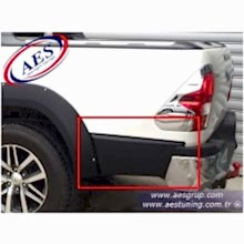 TOYOTA HILÜX ARKA KASA SAĞ SOL ÇAMURLUK KAPLAMASI 2 PARÇA