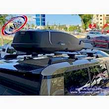 TOYOTA LAND CRUİSER THULE FORCE XT M PORT BAGAJ MAT SİYAH 400 LİTRE 2021 - 2025