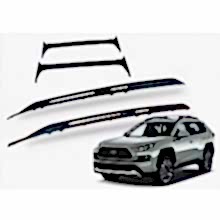 TOYOTA RAV4 TAVAN ÇITASI + ARA BAR ORJİNAL OEM AKSESUAR İTHAL SİYAH 2019 - 2024