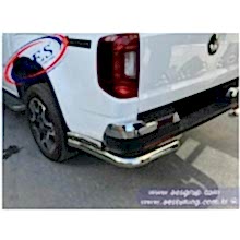 VOLKSWAGEN AMAROK ARKA TAMPON KÖŞE KORUMA KROMU PASLANMAZ KROM CORNER BAR SAĞ SOL 2 PARÇA